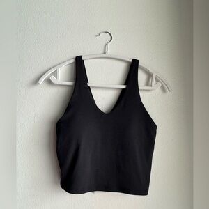 black work out tank top